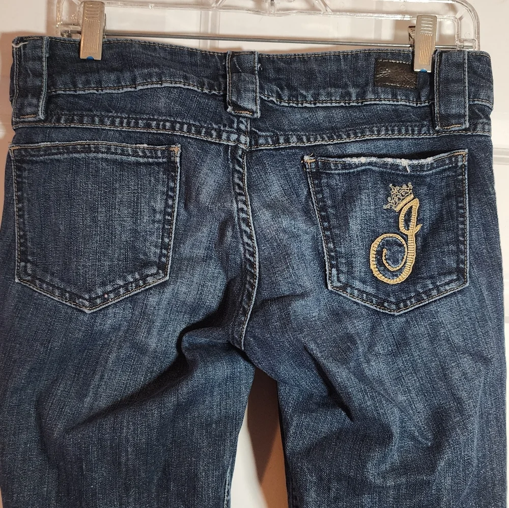 The Kate By Juicy Couture Vintage Blue Straight Leg Jeans Size 29